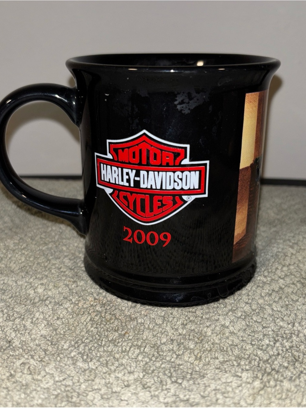 Harley-Davidson Black Mug with Red Logo